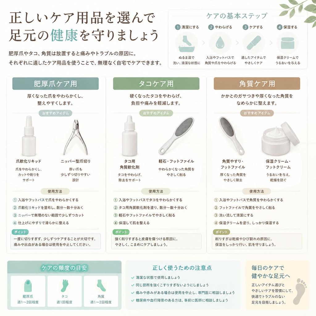 効果的なケア用品の選び方