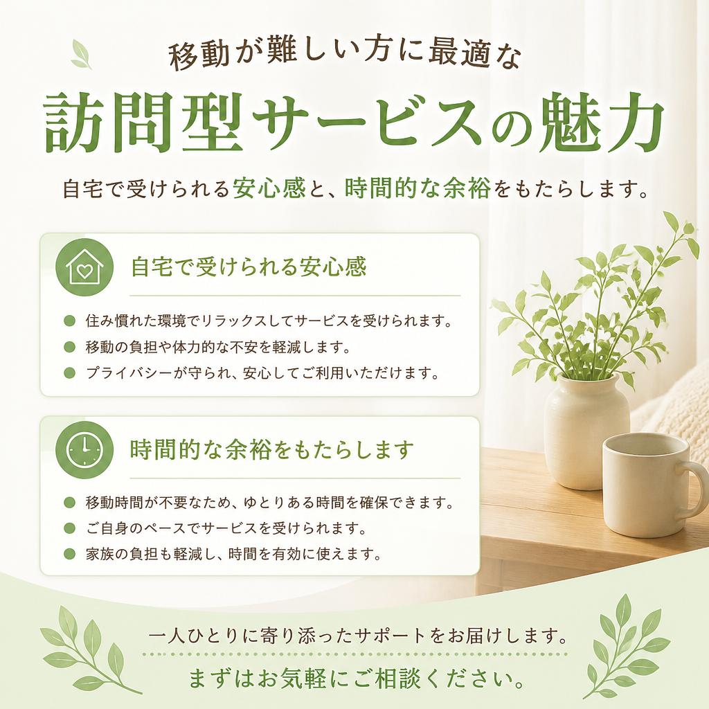 訪問型フットケアのメリット